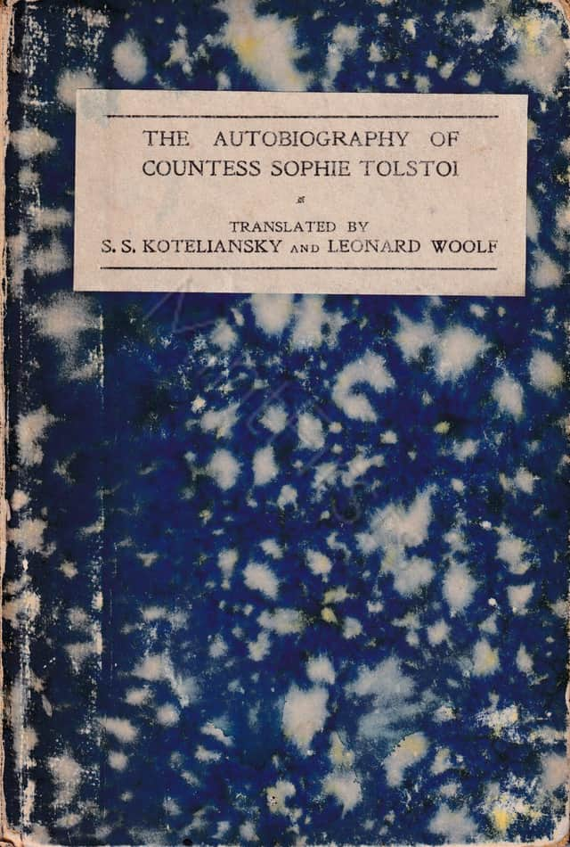 Autobiography Countess Sophie Tolstoi