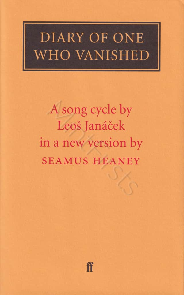 Diary Who Vanished Seamus Heaney