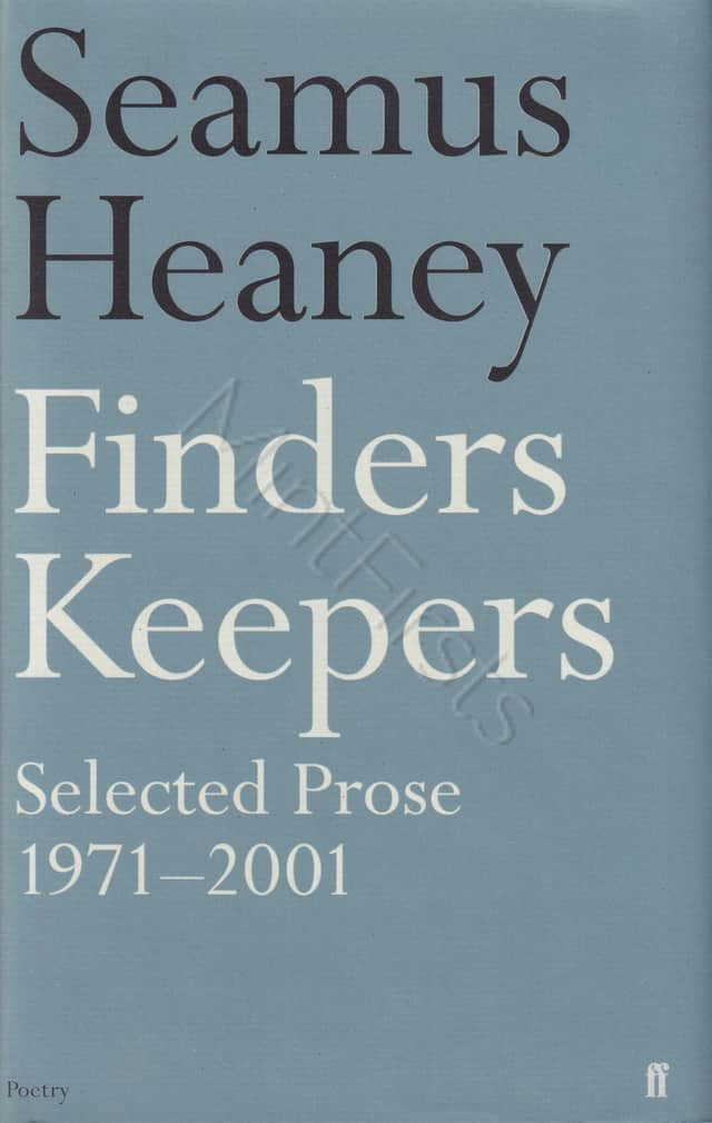 Finders Keepers Seamus Heaney