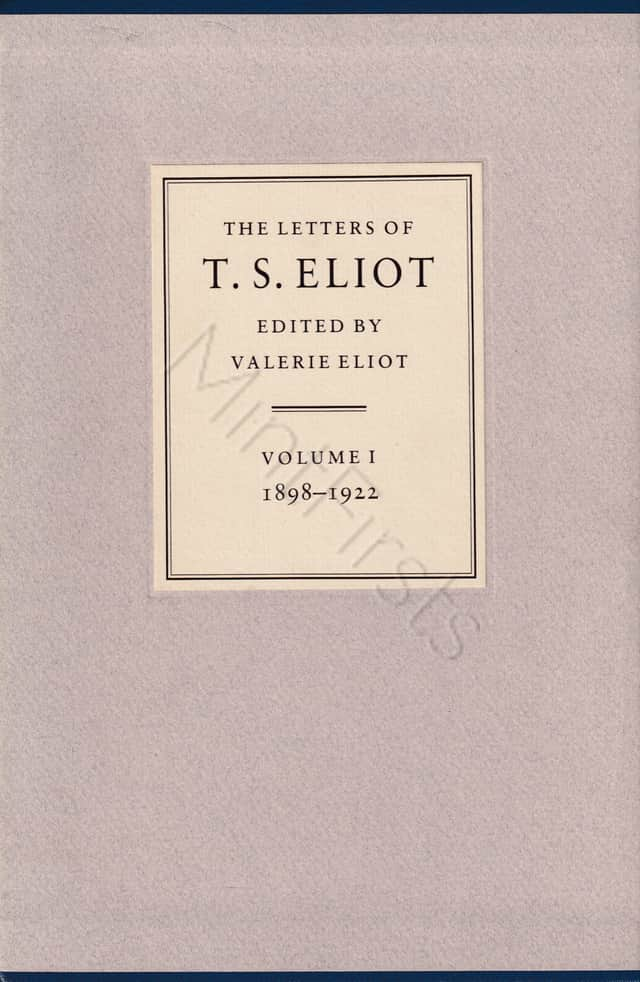 Letters Eliot